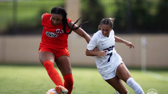 TCu soccer versus Oklahoma State on October 1, 2023